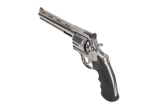 8 inch Colt Anaconda .44 Mag 6 Round Revolver features a red ramp front sight